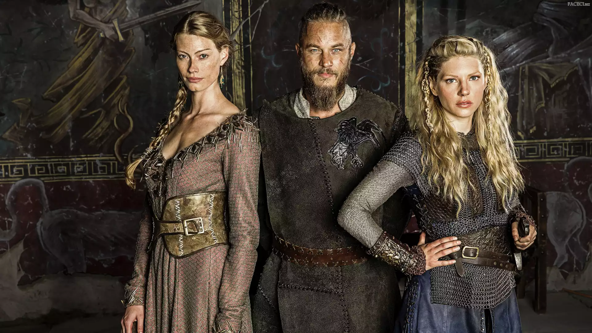 Alyssa Sutherland, Lagertha Lothbrok, Aslaug, Serial, Katheryn Winnick, Ragnar Lothbrok, Wikingowie, Vikings, Travis Fimmel
